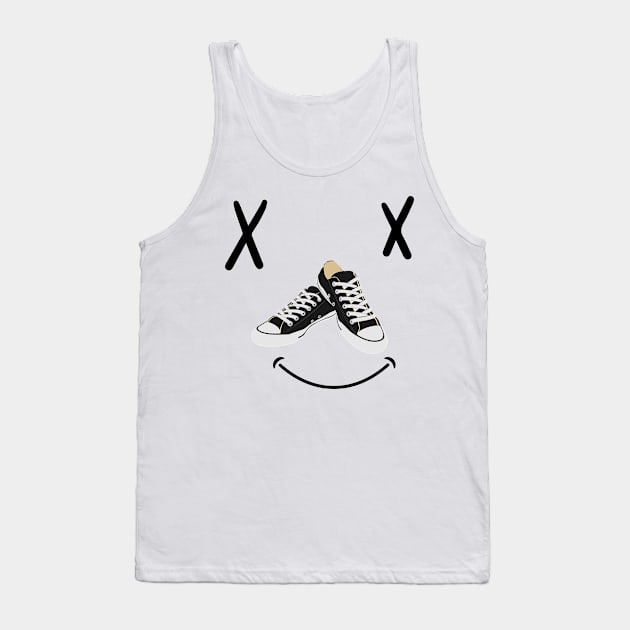 Classic shoes white and black and smile Tank Top by Diamond_Shop